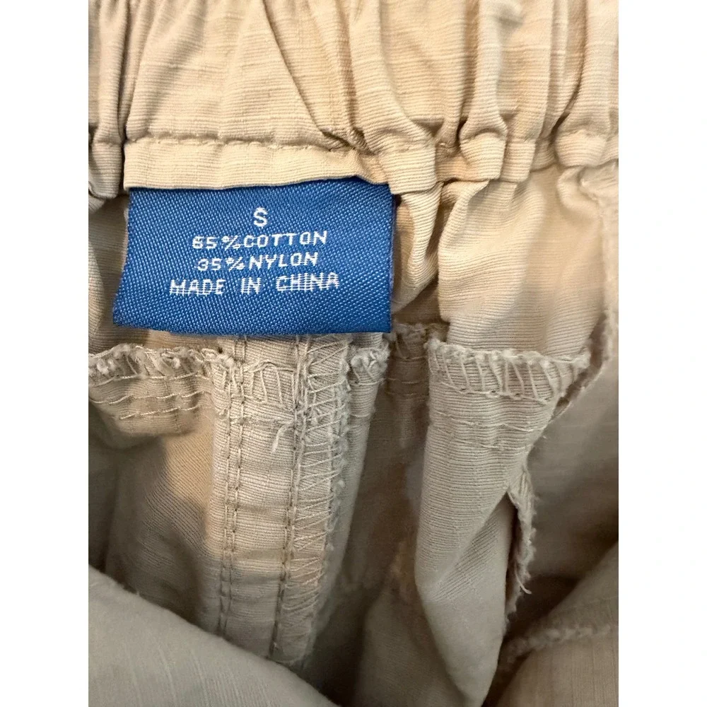 Reel Legends Cargo Fishing Shorts Mens Small Tan Khaki Ripstop Hiking Outdoor S